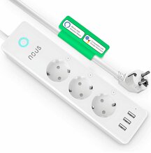Nous A5, nutikas Wi-Fi pikendusjuhe, 1,5 m, 3450 W