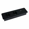 Pikendusjuhe Design Light TAOBOX, 2x Schuko, 1x USB, 1x USB-C, 1.5 m, must