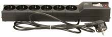 Pikendusjuhe Lestar LX 610 G-A, 6 pistikut, 1,5 m, must