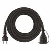 Pikendusjuhe EMOS, 1 pistikupesa, 10 m, must, IP44