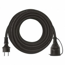 Pikendusjuhe EMOS, 1 pistikupesa, 10 m, must, IP44