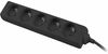 Pikendusjuhe Lanberg PS0-05E-0150-BK, 5 pistikut, 1.5 m, must