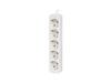 Pikendusjuhe Lanberg PS0-05F-0150-W, 5 pistikut, 1.5 m, valge