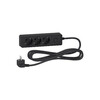 Pikendusjuhe Schneider Electric ST9431B, 3 pistikut, 1.5 m, must