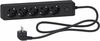 Pikendusjuhe Schneider Electric ST9451B, 5 pistikut, 1.5 m, must