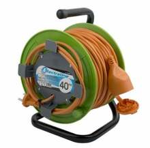 Pikendusjuhe trumlil Electraline 49054, 1 pistikupesa, 40 m, oranž