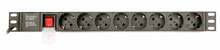 Pikendusjuhe Gembird EG-PDU-014-C14, 8 pistikut, 3 m, must