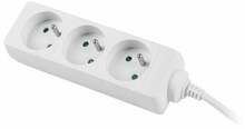 Pikendusjuhe Lanberg PS0-03E-0150-W, 3 pistikupesa, 1.5 m, valge