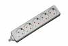 Pikendusjuhe Besk 9038420, 5 pistikupesa, valge