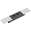 Pistikupesa, laua sisse ehitatav GTV PRESTINO AE-PB2SPRES-53, 2x schuko, USB A+C, RJ45, HDMI, 1,5 m, hõbe