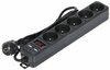 Pikendusjuhe Akyga AK-SP-05U, 5 pistikut, 2 USB, 1.5 m, must