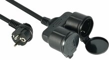 Tööstuslik pikendusjuhe Electraline 55093, 2 pistikupesa, 5 m, IP44