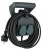 Pikendusjuhe Electraline 01676, 10 m, 2 pistikut