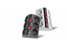 Pikendusjuhe Acar SMART, 6 pistikupesa, 1.5 m, must
