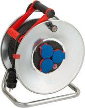 Pikendusjuhe trumlil Brennenstuhl Bremaxx 1198590&BRE, 3 pistikut, 50 m, must, IP44