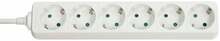 Pikendusjuhe Lindy 73102, 6 pistikut, 1.4 m, valge