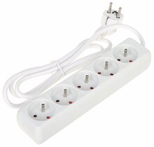Pikendusjuhe TP-LINK PR-1.5M-5G/W, 5 pistikut, 1.3 m
