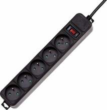 Pikendusjuhe Akyga AK-SP-05A, 5 pistikupesa, 1.8 m, must