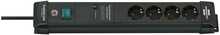 Pikendusjuhe Brennenstuhl Premium-Line 1951140300, 4 pistikut, 1.8 m, must