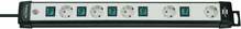 Pikendusjuhe Brennenstuhl Premium Line Technics 1951550600, 5 pistikut, 3 m, must/hall