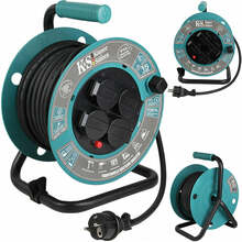 Pikendusjuhe poolil KONNER & SOHNEN CR-15M, 15 m, 3000 W