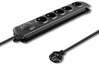 Pikendusjuhe Qoltec 50271, 5 pistikupesa, 3 m, must