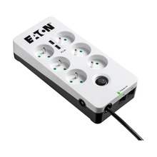 Pikendusjuhe Eaton Protection Box PB6TUF, 6 pistikut, 1 m, valge