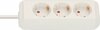 Pikendusjuhe Brennenstuhl Eco-Line 1158610030, 3 pistikupesa, 3 m, valge