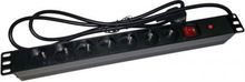 Pikendusjuhe Alantec PZ071U, 7 pistikut, 1.8 m, must