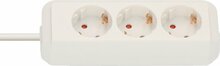 Pikendusjuhe Brennenstuhl Eco-Line 1158610030, 3 pistikupesa, 3 m, valge