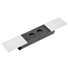 Lauapealne pistikupesa GTV PRESTINO AE-PB2SPRES-10, 2x schuko, USB A+C, RJ45, HDMI, 1,5 m, valge