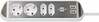 Pikendusjuhe Brennenstuhl Estilo 1153590420, 4 pistikut, 2 USB, 2 m, hõbe/valge