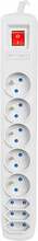 Pikendusjuhe Armac R8/SZ/30, 8 pistikut, 3 m, hall