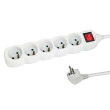 Pikendusjuhe Esperanza ELK215W, 5 pistikut, 3 m, valge