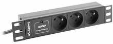 Pikendusjuhe Lanberg PDU-03E-0200-BK, 3 pistikut, 2 m, must