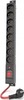 Pikendusjuhe Acar R8 POWER S8, 8 pistikut, 10 m, must