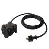 Pikendusjuhe AS-Schwabe H07RN-F 3G2.5, 3 pistikut, 5 m
