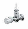 Termostaat Carlo Poletti V81210B, nurk/termostaat, radiaatorile
