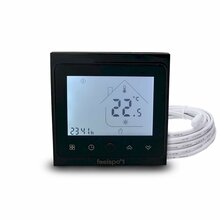 Programmeeritav termostaat Feelspot WTH51.36, must