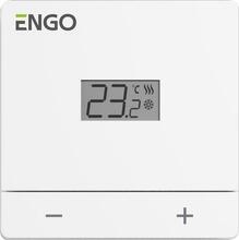 Juhtmega termostaat Engo EASY, 230 V, valge