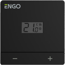 Juhtmevaba termostaat Engo EASY, must