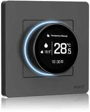 Nutikas seinatermostaat Moes, tumehall, ZigBee
