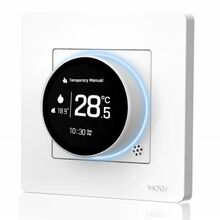 Nutikas seinatermostaat Moes, valge, ZigBee