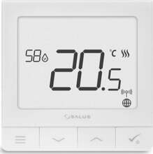 Programmeeritav termostaat Salus Quantum SQ610RF, juhtmevaba, valge