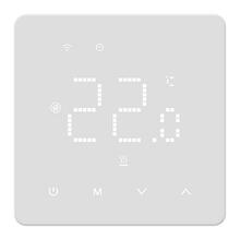 Programmeeritav termostaat Tuya HT260010, 3 A, Wi-Fi, valge