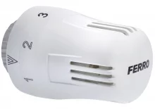 Termostaatiline radiaatori pea Ferro GT10, valge