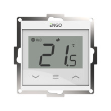 Juhtmega termostaat Engo E55, 230 V, valge, 55x55