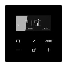 Toa termostaat JUNG TRDLS1790SW, must