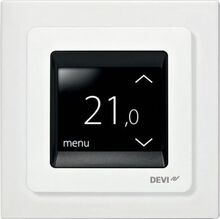 Termostaat DEVIreg Touch 140F1064, 16 A, 230 V, valge/must