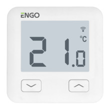 Nutikas termostaat Engo E10, 230 V, Wi-Fi, valge